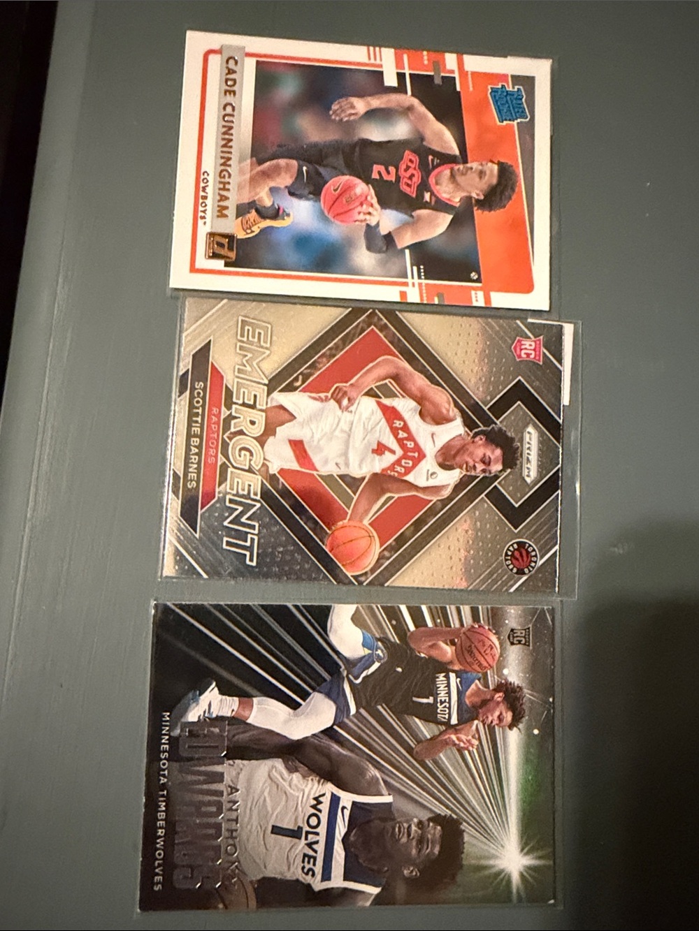 Rookie Cade Cunningham, AE, and Scottie Barnes